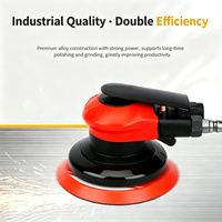 Lijadora Neumática Profesional de 5 Pulgadas (125 mm) con Autoaspiración, 12000 RPM, Alta Velocidad, Órbita de 2.5 mm, para Pulir Automóviles