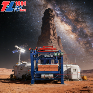 Conjunto Completo de Maquinaria para Fabricación de Ladrillos Ecológicos Enclavables para África, Fábricas de Ladrillos de Cemento a Pequeña Escala, Precio de la Máquina para Fabricar Bloques Huecos - Product Image 6