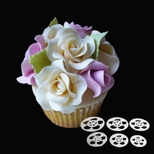 Rose Fondant Cake Cutter Set 5 Piece Baking Decorating <b>Tools</b> For Cake Making - Product Image 2