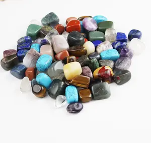 Assorted Crystals Tumble Wine Cooling Stones Bulk Set Pocket Crystal Healing Gemstones Tumbled Collection Palm Stone
