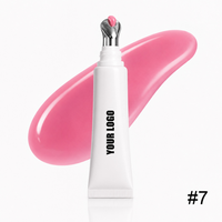 Traitement végétalien pour les lèvres, teinte à lèvres au peptide, marque privée, gloss hydratant, base gel personnalisée, baume lissant pour les lèvres