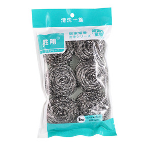 <span class=keywords><strong>BONNO</strong></span> – éponge à récurer en laine d'acier, tampon à récurer en acier inoxydable, éponge à récurer en métal robuste pour le nettoyage de la cuisine, 6 pièces/sac - Product Image 2