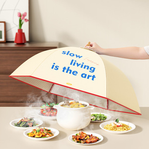 Foldable <b>Tabletop</b> Food Cover Insulated Dustproof Insect Proof For Kitchen <b>Storage</b> Leftovers Protection Winter Use - Product Image 5