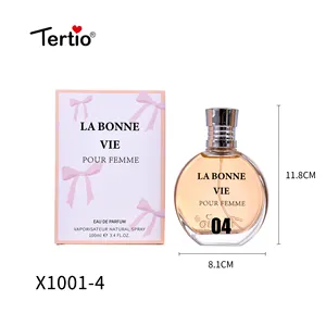 Perfume profissional de fábrica de perfumes Tertio 100ml OEM Perfume por atacado personalizado para você Perfume personalizado de longa duração de marca própria