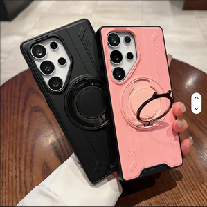 <span class=keywords><strong>Coque</strong></span> de téléphone magnétique de luxe pour <span class=keywords><strong>Samsung</strong></span> S25 S24 S23 support antichoc housse de téléphone pour Galaxy A14 A15 A35 A55 S25 Edge - Product Image 4