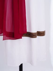Vêtements de danse pour filles de 6 à 16 ans, costume de dieu grec ou romain, robe avec cape métallique pour cosplay, spectacle sur scène, fêtes à thème - Product Image 4