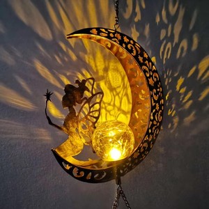 Cổ điển chuông gió kim loại thiên thần thiết kế không thấm nước sắt xây dựng cửa sổ trang trí nội thất với chuông âm nhạc - Product Image 5