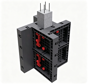ZEEMO Coffrage en plastique ABS/PP léger, réutilisable et réglable pour dalle en <span class=keywords><strong>béton</strong></span> / pilier / mur - Product Image 1