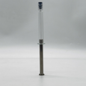 Servicio de Marca Privada OEM, Jeringa de Vidrio de Precisión de 3 ml con Varilla de Empuje de Acero Inoxidable para Uso Cosmético y de Laboratorio Médico - Product Image 1