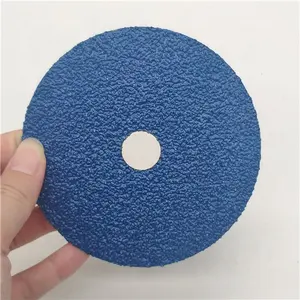 High quality Fiber disc coated aluminium oxide Silicon carbide zirconium abrasive for sanding metal stainless steel stone