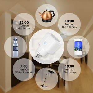 2024 Matter Smart Home estándar de la UE Alexa <span class=keywords><strong>Google</strong></span> Homekit WiFi Outlet Smart Socket Matter Plug con temporizador de monitoreo de energía - Product Image 6