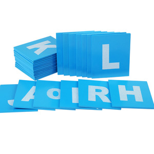 Bloc de dessin en <span class=keywords><strong>bois</strong></span> inspiré de Montessori avec alphabet en <span class=keywords><strong>papier</strong></span> de verre, 26 pièces, jouet éducatif pour l'apprentissage précoce des enfants de maternelle - Product Image 2