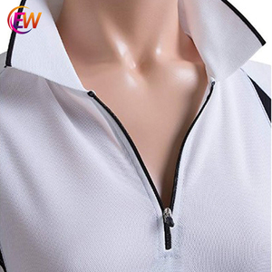 2025 EW, venta al por mayor, camisetas ecuestres de Color blanco de manga corta personalizadas, camisetas de equitación para mujer - Product Image 4