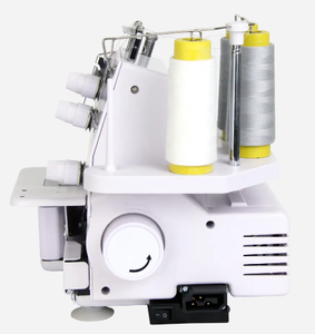 Machine à coudre surjeteuse JUKKY 434 à 4 fils, 12 points, <span class=keywords><strong>guide</strong></span> de refilement, pédale, éclairage LED - Product Image 5