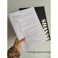 Libro de Contratos Impreso Personalizado al por Mayor, Folleto de Acuerdo Comercial de Tapa Blanda con Impresión de Logotipo