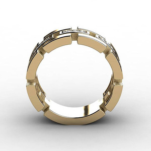 Anello Unisex Stile Punk, Gioiello di Moda Scintillante, Vendita all'Ingrosso - Product Image 4