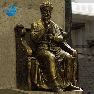 Scultura in Bronzo Greco di Mosè a Grandezza Naturale per Giardino Esterno - Product Image 6