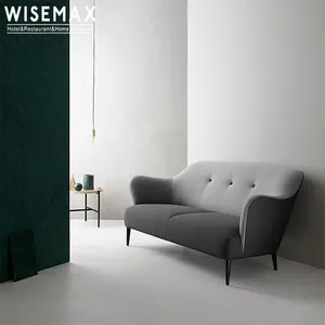 Wisemax Đồ Nội Thất Bắc Âu Đồ Nội Thất Phòng Khách Bộ Sofa Vải Lười Biếng Ghế Linen Tôi Hình Dạng Căn Hộ Nhà Kích Thước Nhỏ Ghế Sofa Đi Bộ