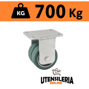 Rueda con soporte fijo EEG MHD electrosoldado 700Kg 62AL DE LA RUEDA DE LA TR-ROLL - Product Image 1