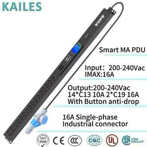 KAILES(KLS) ซีรีส์ Smart MD ชุดจัดการพลังงานอัจฉริยะระดับมืออาชีพ |   เครื่องจ่ายไฟอัจฉริยะแบบ PDU พร้อมระบบตรวจสอบเครือข่ายคู่และเซิร์ฟเวอร์ WiFi พร้อมรีโมทคอนโทรล - Product Image 6