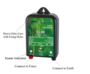 Clôture électrique domestique haute tension pour animaux de ferme, éléphant, <span class=keywords><strong>230v</strong></span>, électrificateur 0.5J pour animaux de ferme - Product Image 2