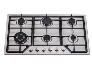 Table de cuisson commerciale encastrable moderne à 5 brûleurs en acier inoxydable, à allumage électronique, pour usage domestique, hôtelier, automobile et <span class=keywords><strong>extérieur</strong></span> - Product Image 1