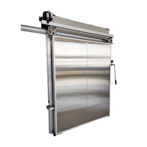 Độ chính xác cao cắt công nghiệp lạnh cửa thép không gỉ lạnh lưu trữ cửa trượt cho hậu cần chuỗi lạnh - Product Image 1