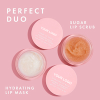 Vente en gros d'huile de graines de jojoba naturelle, logo personnalisé, exfoliant hydratant pour les lèvres, ensemble de masque pour les lèvres