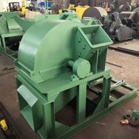 Broyeur de bois compact Bohan à moteur, capacité 3T/h, équipement de ligne de production de charbon de bois à faible bruit, vente chaude en usine