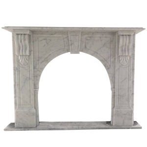 बड़े बड़े आकार के लिए हाथ नक्काशीदार संगमरमर चिमनी चारों ओर इनडोर - Product Image 3