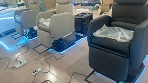 Unidad de Lavado de Cabello Eléctrica Profesional con Cabezal Giratorio y Cama de Spa para Salón de Belleza, Lavado de Cuerpo Completo con Comodidad - Product Image 6