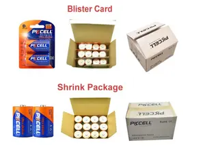 Alkaline Battery Suppliers PKCELL Battery LR20 D Size Alkaline Battery 1.5V Primary Cell Non Rechargeable Battery