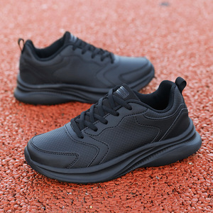 Zapatos deportivos casuales para el trabajo, modelo Primavera/Verano, suela suave, superficie de cuero, resistentes al agua, ideales para caminar. - Product Image 4