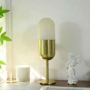 Modern Table <b>Lamp</b> E27 <b>LED</b> Eye Caring Push Button Switch Bedroom Desk <b>Lighting</b> - Product Image 2
