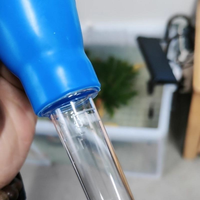 Pipette graduée en plastique pour aquarium 30ml 50ml, compte-gouttes à pression manuelle, brosse magnétique, nettoyeur de gravier pour transfert d'eau, sacs de vie pour poissons