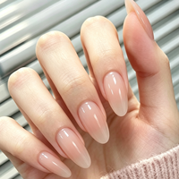 Faux ongles à presser en amande, mauve nude, effet œil de chat, magnétiques, scintillants or et argent, brillants, vente en gros, personnalisables, marque privée