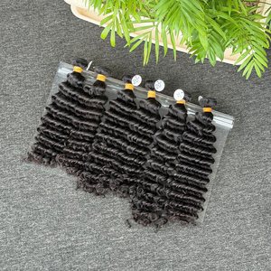 8-30inch <b>Deep</b> <b>wave</b> 100% Human Virgin Bundle Hair Wholesale Cheap Virgin Cuticle Aligned Raw Waveform customization - Product Image 3
