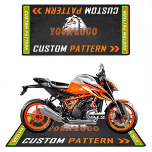 Made In China Anti Slip Race Mats Motorcycle Foot Matt Custom Motorcycle Mat Floor Motorcycle Garage Mats