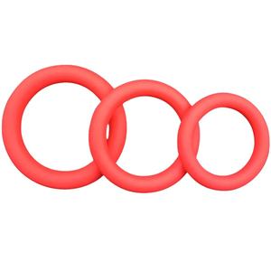 جديد منتجات للكبار سيليكون 3 حجم قفل الحيوانات المنوية حلقة القضيب للرجال قضيب تكبير مجموعة خاتم الديك ، تأخير القذف لعبة الجنس - Product Image 2