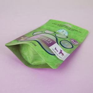 לוגו דפוס צבעוני מותאם אישית דפוס מט לסיים פלסטיק doy מזון כלבים כלבים חתול שקית שקית נייר סטנד אפ - Product Image 3