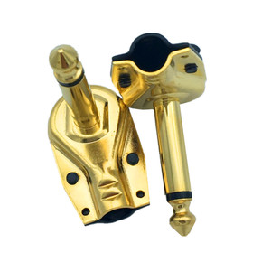 Codo de 90 grados 6,5 Conector de amplificador de micrófono de audio de 2 núcleos grande Enchufe de guitarra <span class=keywords><strong>mono</strong></span> en ángulo - Product Image 6