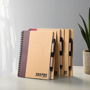 Set de Regalo Corporativo Personalizado A5 al por Mayor, Cuaderno con Bolígrafo, Papel Espiral, Bloc de Notas Meno, 100 Páginas, Ecológico, UV - Product Image 1