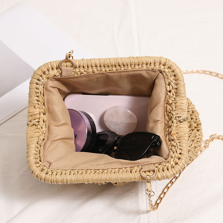 Straw Clutch Purse for Women - Perfect Summer Handbag display picture 1