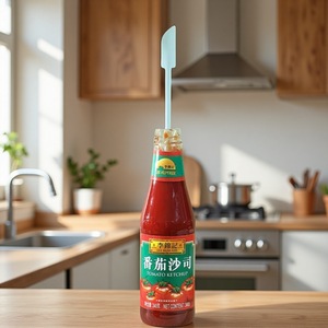 Factory Production Double Headed <b>Silicone</b> Spatula Mini Long Handle Cosmetic Cream Scoop <b>Tool</b> For Bottle Bottom Cleaning - Product Image 2