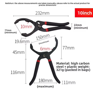 <span class=keywords><strong>Clé</strong></span> à filtre universelle pour démontage et montage d'éléments filtrants, pince <span class=keywords><strong>de</strong></span> démontage manuelle pour filtre à huile - Product Image 5