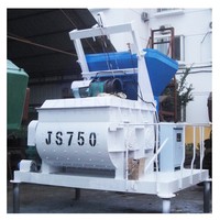 Bétonnière électrique ZHENHENG JS750, moteur 38,6 kW, haute efficacité automatisée, certifiée ISO/BV, capacité 1200 L