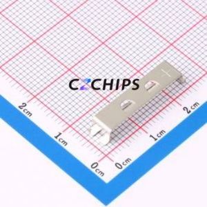 MY-2032-25-R Button & Strip Battery Connector Connector Battery Clip CR2032 Phosphor Bronze Nickel - Product Image 2