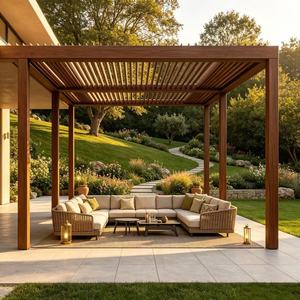 <span class=keywords><strong>Pergola</strong></span> motorisée à lames orientables, <span class=keywords><strong>pergola</strong></span> bioclimatique, <span class=keywords><strong>pergola</strong></span> protégée contre les UV, gazebo de <span class=keywords><strong>jardin</strong></span> pour patio / <span class=keywords><strong>chalet</strong></span> de vacances - Product Image 2