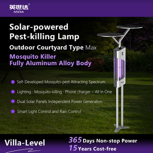 Lámpara <span class=keywords><strong>Insecticida</strong></span> Inteligente <span class=keywords><strong>para</strong></span> Exteriores, Iluminación Solar, Lámpara de Doble Propósito <span class=keywords><strong>para</strong></span> Matar <span class=keywords><strong>Mosquitos</strong></span>, <span class=keywords><strong>Moscas</strong></span> <span class=keywords><strong>y</strong></span> Polillas, Agente Bienvenido - Product Image 3