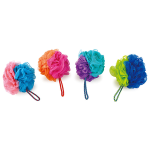 Wholesale High Quality Soft Bath Mesh Sponge for Body Bathroom Men Women <strong>Loofah</strong> Mixed Color <strong>Loofah</strong> <strong>Back</strong> <strong>Scrubber</strong> for Shower - Product Image 1